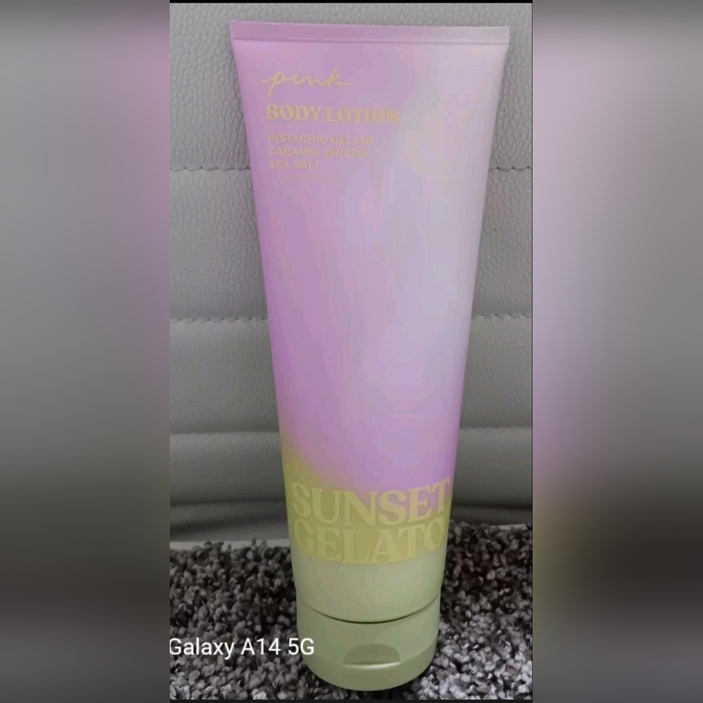 Lot of 2 PINK Victoria’s Secret Sunset Gelato Body Lotion